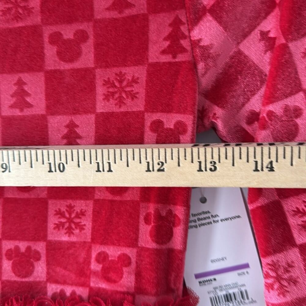 Disney Minnie Mouse Red Christmas Dress Girl Sz 8 NWT Holiday Festivities - Picture 9 of 9